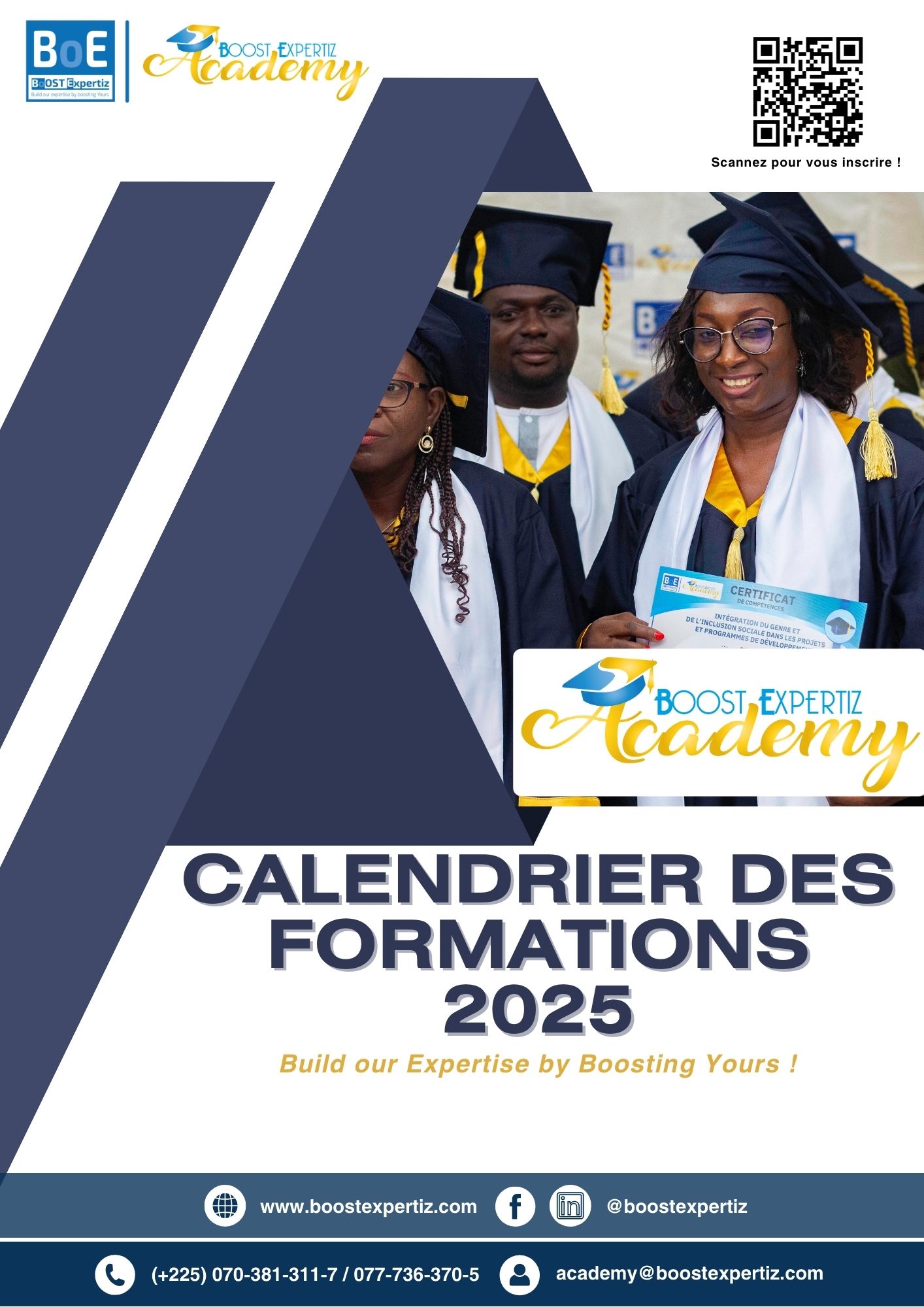 CALENDRIER DE FORMATION PROGRAMMEES 2025